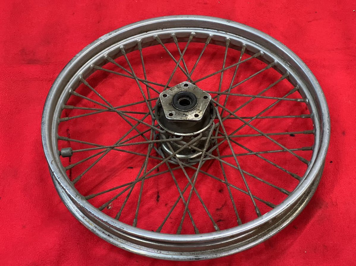 ショベル 35mm ハーレー 21インチ フロントホイール 当時物 ショベル