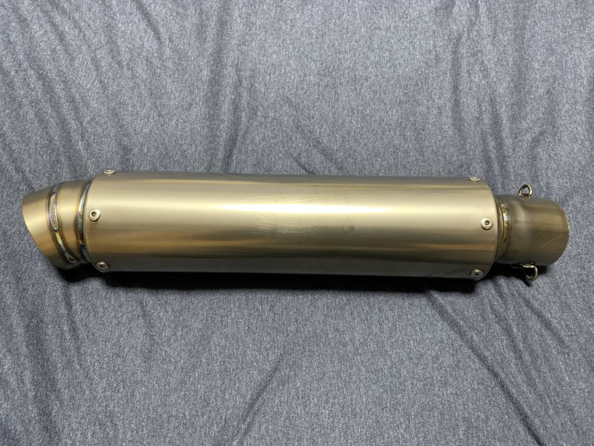 ナイトロレーシング チタンサイレンサー 60.5φ｜オートバイ