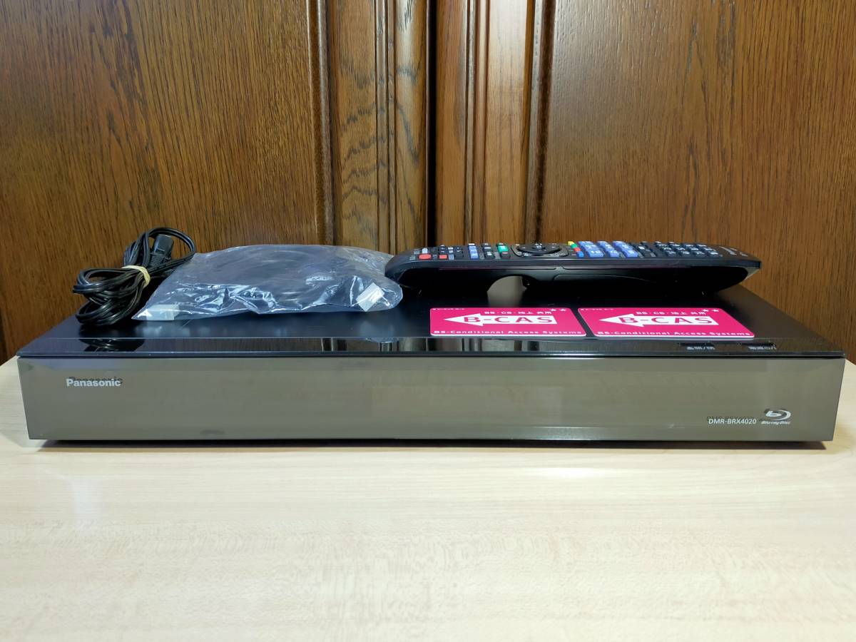 Panasonic DMR-BRX4020/4TB/6チャンネル自動録画可/B-CAS，純正無線
