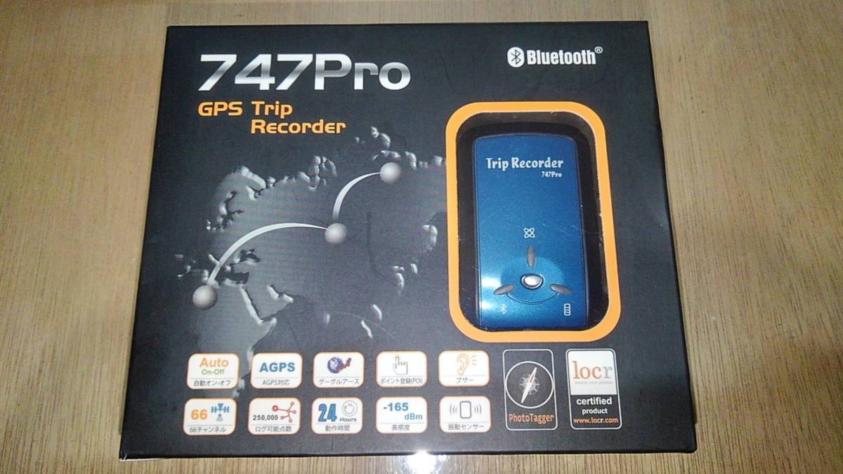 747Pro Recorder Trip トランシステム社 Bluetooth GPSデータロガー 