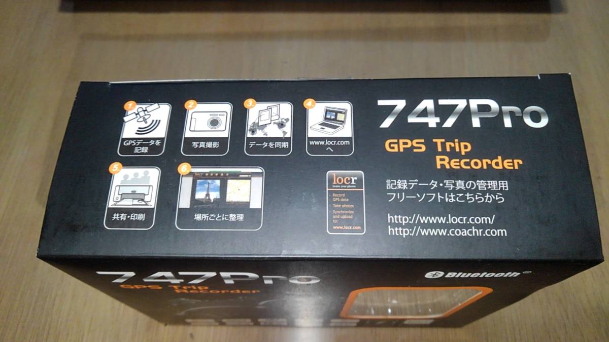 747Pro Recorder Trip トランシステム社 Bluetooth GPSデータロガー 