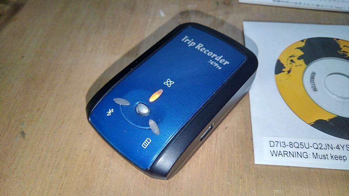 747Pro Recorder Trip トランシステム社 Bluetooth GPSデータロガー 