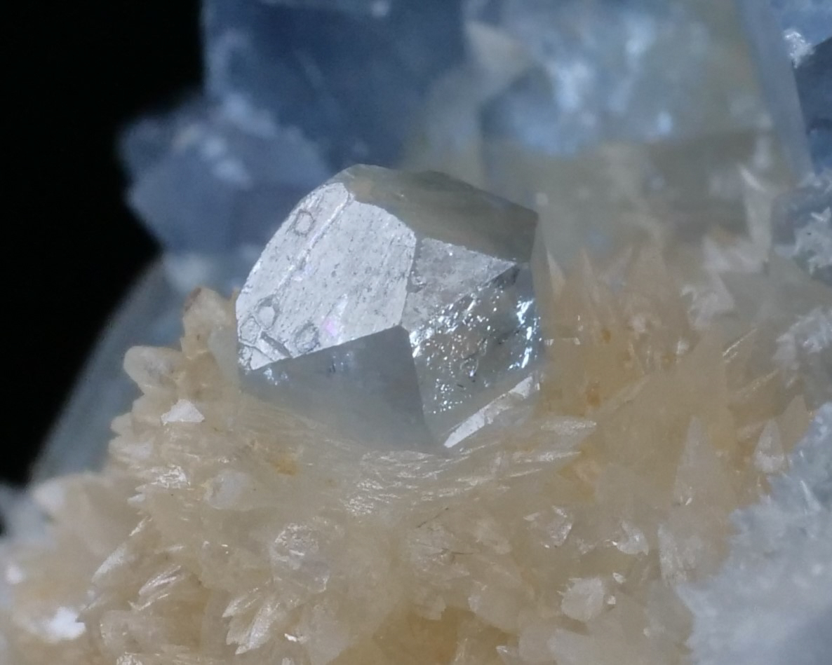 珍産地 鉱物 標本 天青石 結晶 原石 アフガニスタン セレスタイト