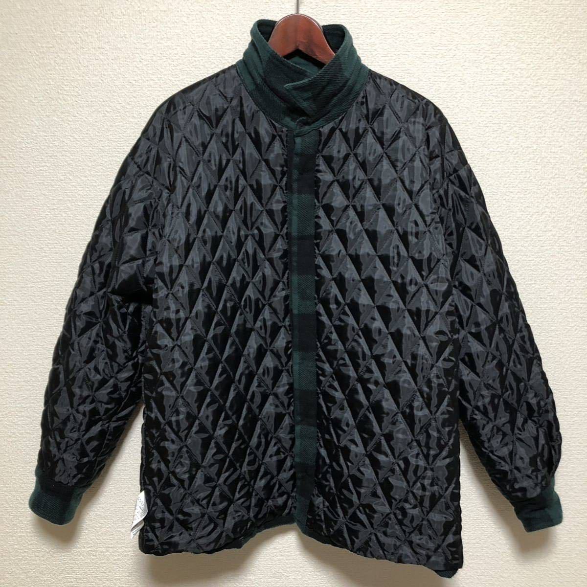 M DESCENDANT 19SS CLAIRTON SHIRT JACKET 191TQDS-JKM02 GREEN PLAID