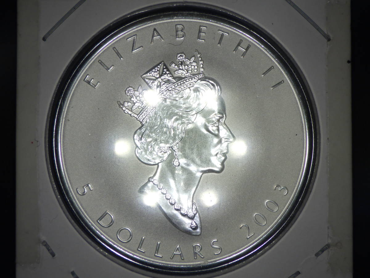 メイプルリーフ銀貨 1oz 2003年 カナダ