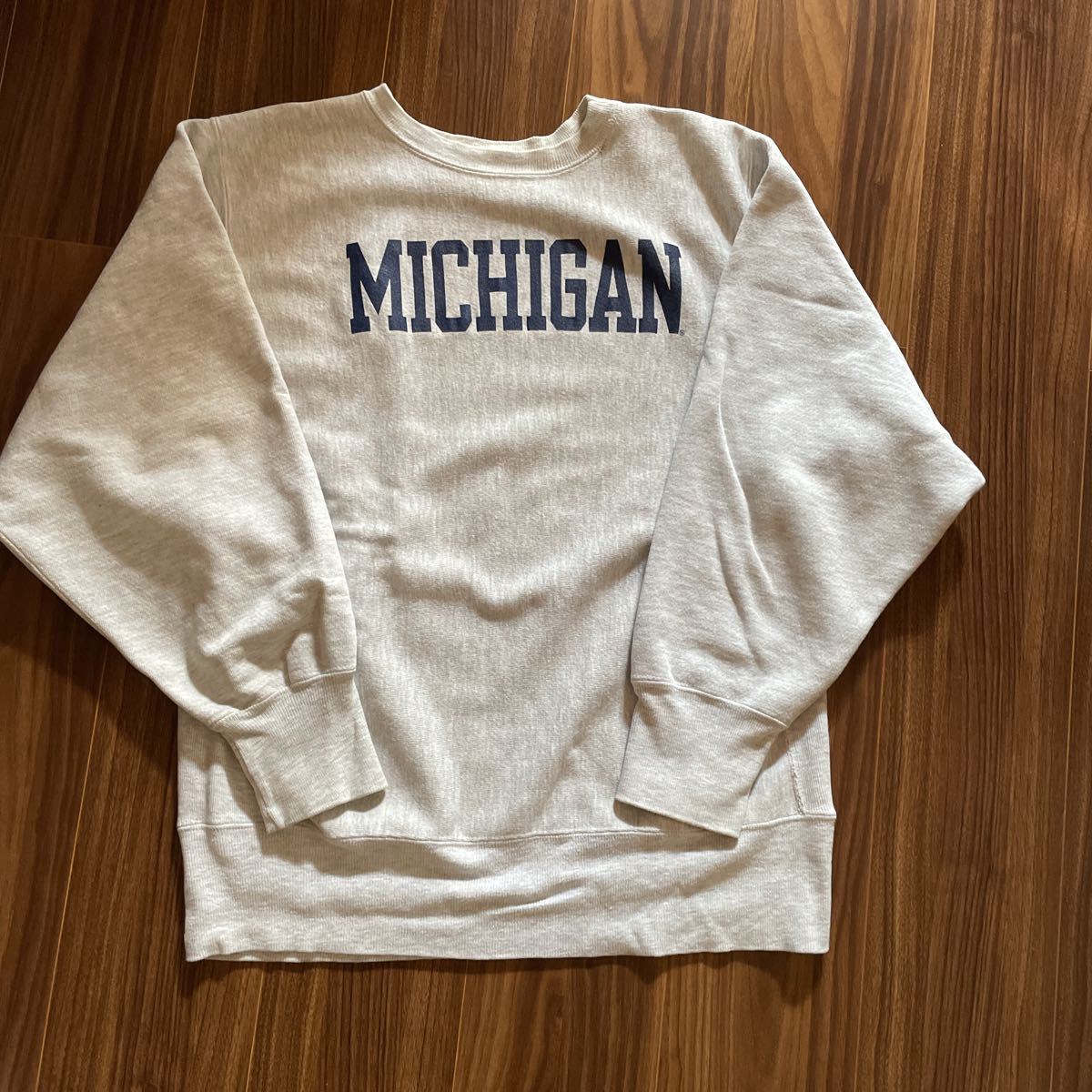 リバースウィーブ 、USA製 、ミシガン大学、刺繍タグ、90年代