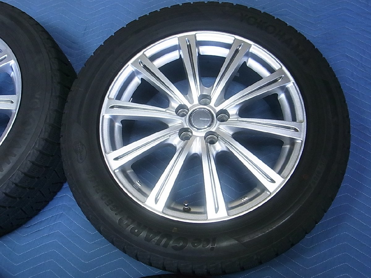 MILLOUS 　17インチ 7J 100 5H YOKOHAMA スタッドレス 225/55/17　　管010 中古YOKOHAMA スタッドレス Millous 17インチ ヨコハマ アイスガード