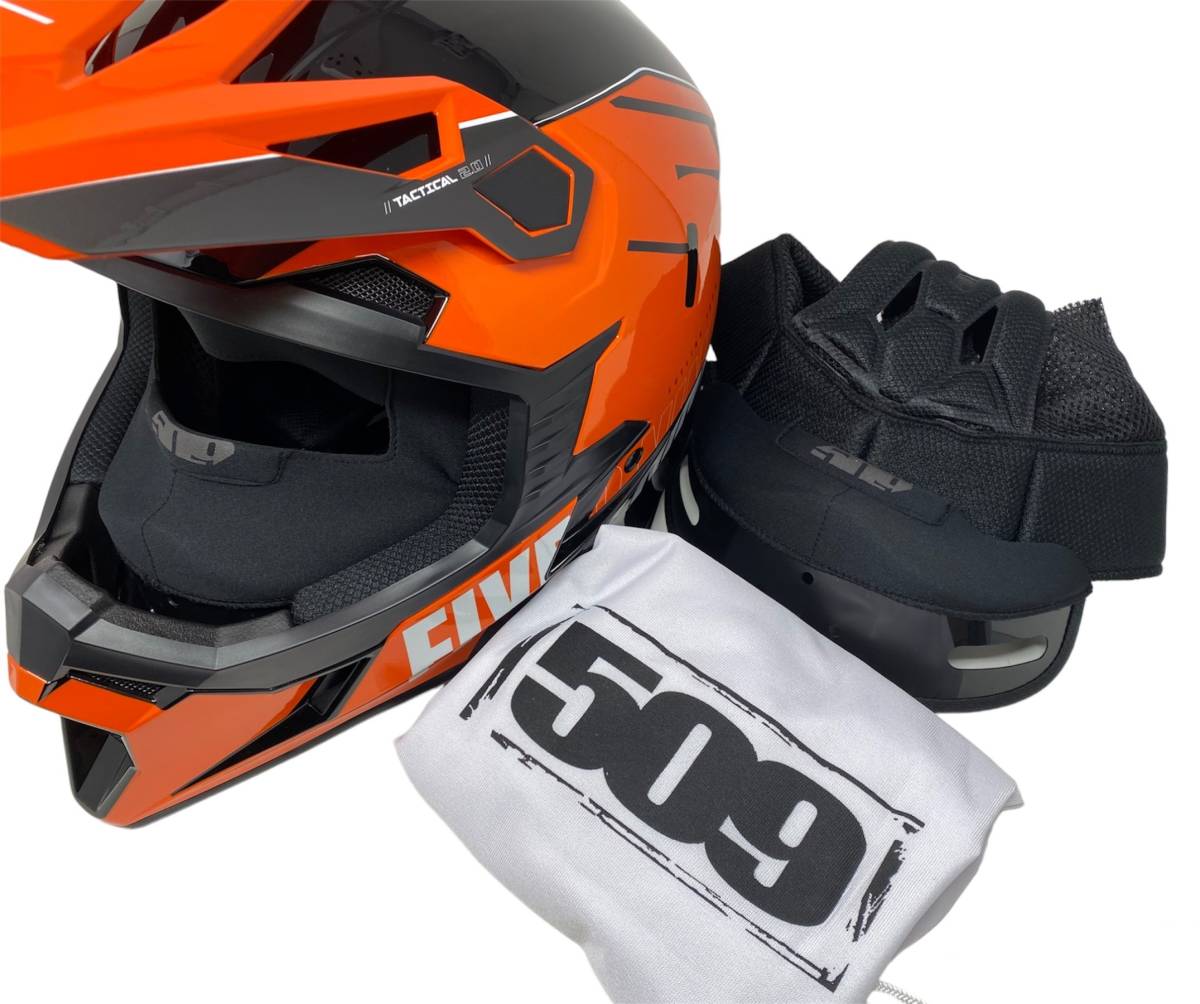2023 509 スノーモービル SNOWMOBILE 軽量 ヘルメット HELMET Tactical 