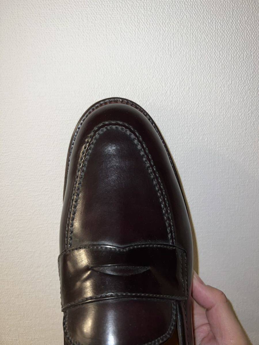 新品未使用 試着のみ オールデン alden leffot別注 ローファー 8D レイドンラスト D8211