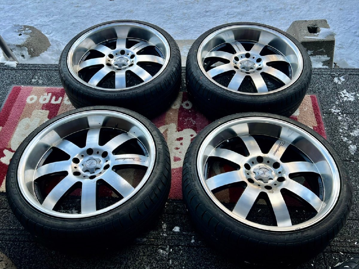 □　FABULOUS Pandemic LM-8 20インチホイール ファブレス パンデミック 6-139.7 8J accelera 225/35ZR20 21年製 4本セット 札幌 T-1021★