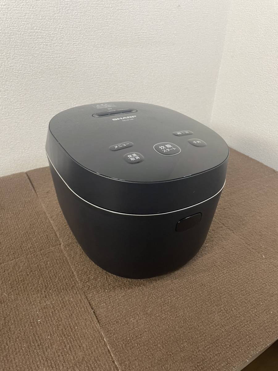K 【中古品】SHARP シャープ IHジャー炊飯器 KS-HF10B-B ブラック 1.0L 