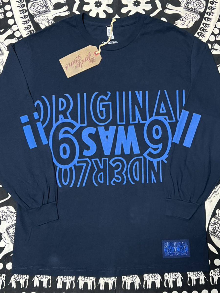 TENDERLOIN(テンダーロイン) LONG SLEEVE TEE 3A Lサイズ NAVY