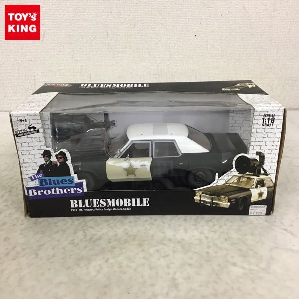 Blues Brothers - 1⁄18 Joyride Bluesmobile Rare Dodge Monaco Ship 1 