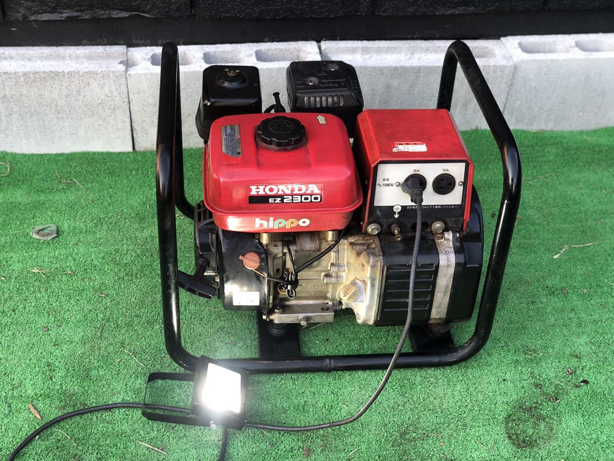 HONDA EZ2300 ポータブル発電機 HONDA エンジン発電機 EZ2300 発電機 60Hz 2.3KVA 作動品 【公式通販】