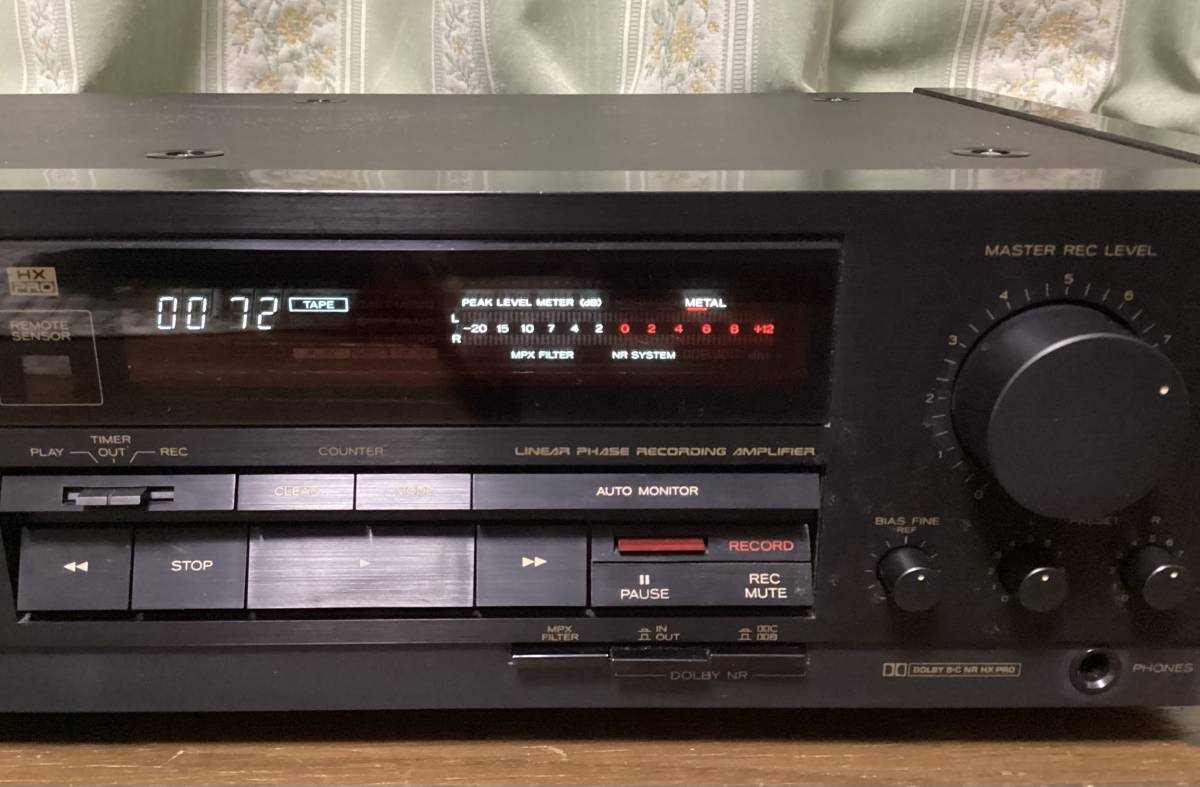 完動品】TEAC ティアック V-680 カセットデッキ （新品購入後使用時間
