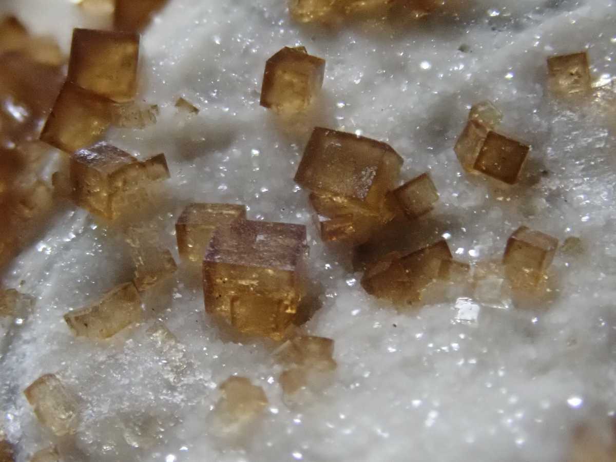 オハイオ州産　フローライト&クォーツ　蛍石&水晶　原石　標本