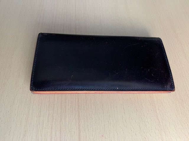 ガンゾ GANZO CORDOVAN (コードバン) ファスナー小銭入れ付き長財布