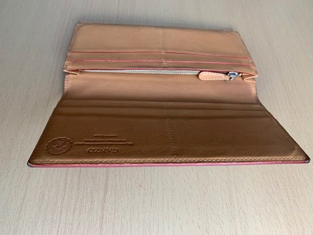 ガンゾ GANZO CORDOVAN (コードバン) ファスナー小銭入れ付き長財布