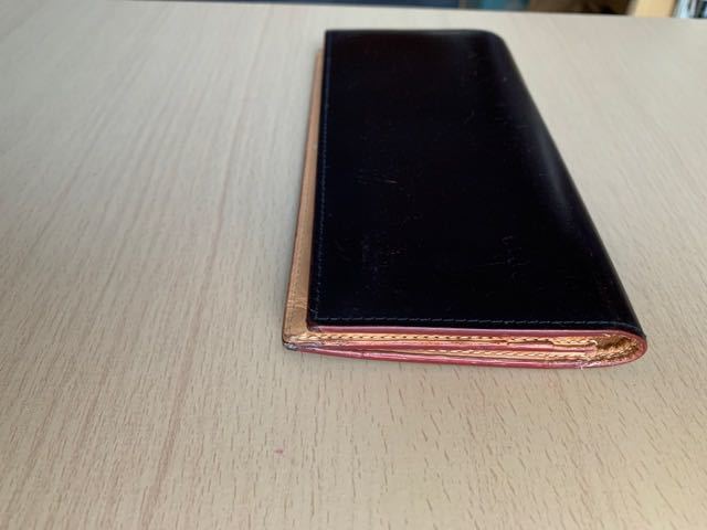 ガンゾ GANZO CORDOVAN (コードバン) ファスナー小銭入れ付き長財布