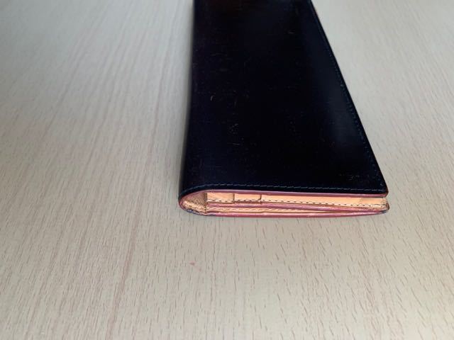 ガンゾ GANZO CORDOVAN (コードバン) ファスナー小銭入れ付き長財布