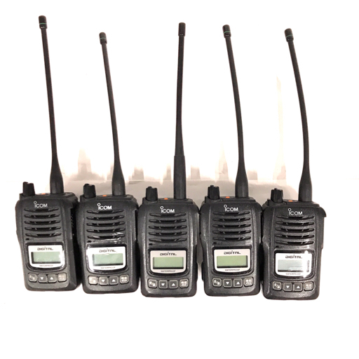 1円 ICOM IC-DU65C 400MHzデジタル簡易無線機 ハンディ トランシーバー 5台まとめセット 動作確認済 アイコム