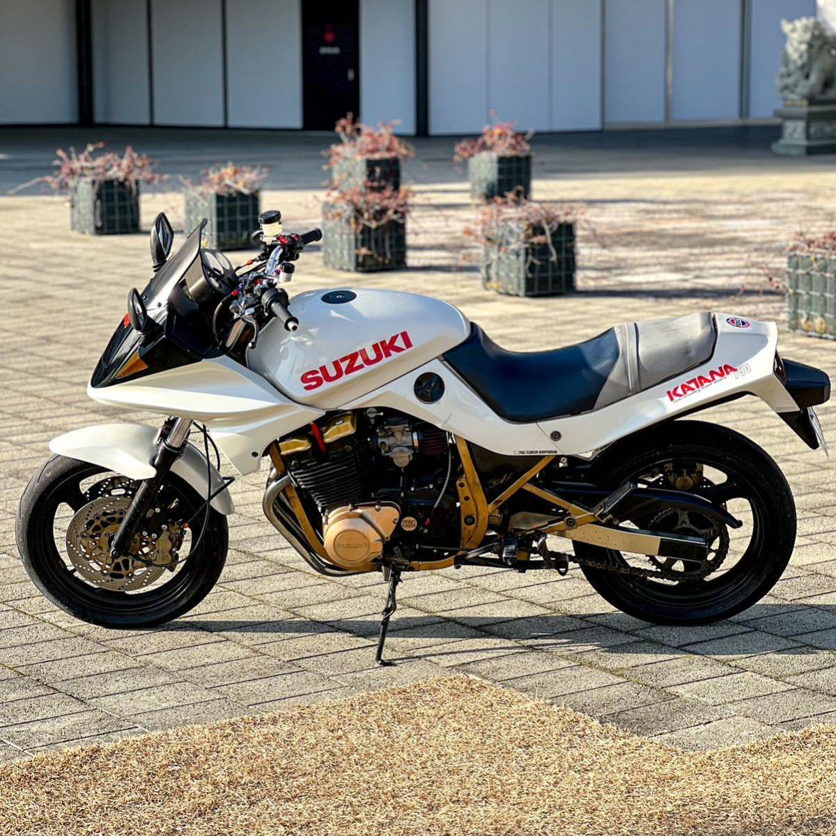 1円スタート スズキ SUZUKI GSX-750S3 3型 カタナ KATANA リトラ 車検有 実働 刀 GR72A 個人出品 車両交換可 ...