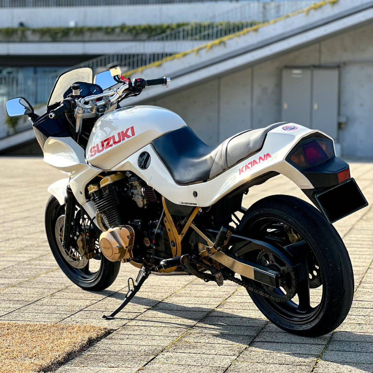 1円スタート スズキ SUZUKI GSX-750S3 3型 カタナ KATANA リトラ 車検有 実働 刀 GR72A 個人出品 車両交換可 ...