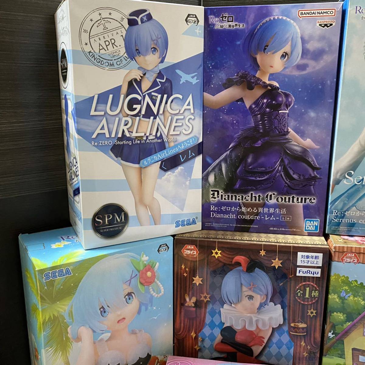 Re:ゼロから始める異世界生活 レム 計16体 フィギュアセット 