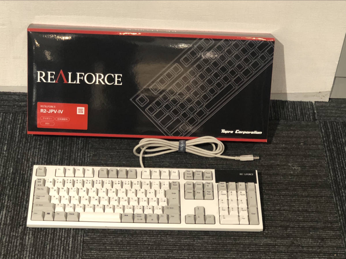 中古】REALFORCE R2 日本語USBキーボード R2-JPV-IV REALFORCE 東プレ