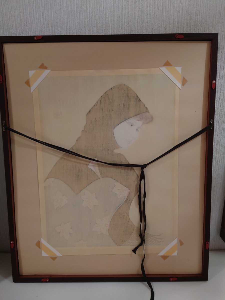 岩田専太郎 「こゆき」木版画 絵画 黄袋あり 保存箱あり(木版画)｜売買 