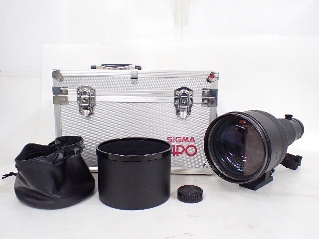 SIGMA シグマ 500mm F4.5 APO レンズ CONTAX用 ケース付 ∴ 68EF7-9