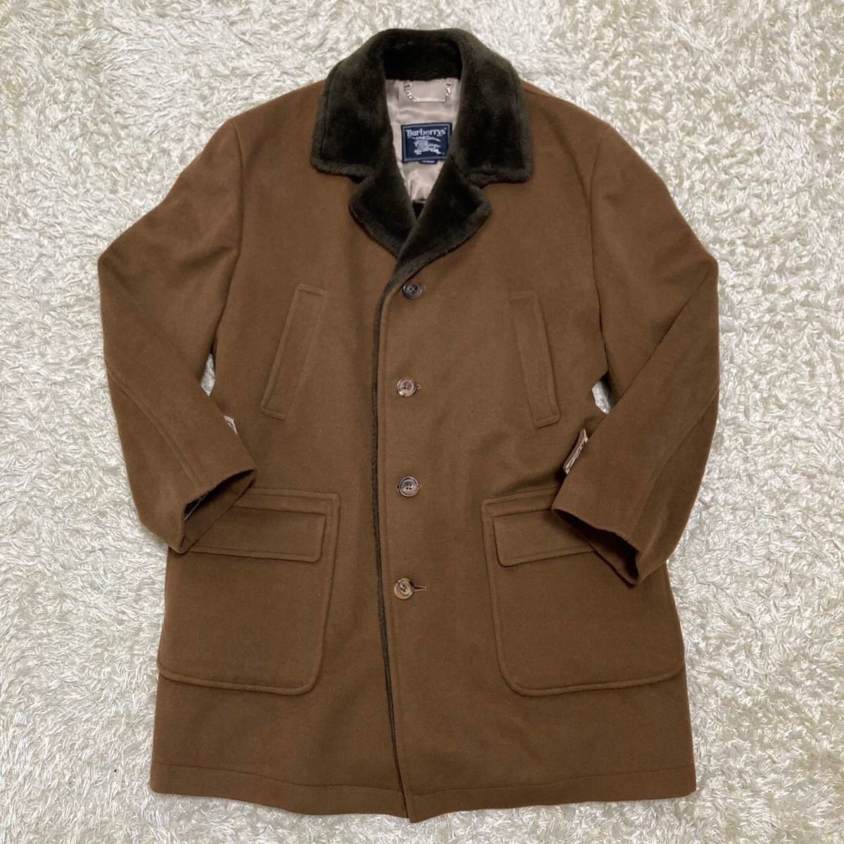 極美品】Burberrys フェイスムートン ボア コート バーバリーズ 