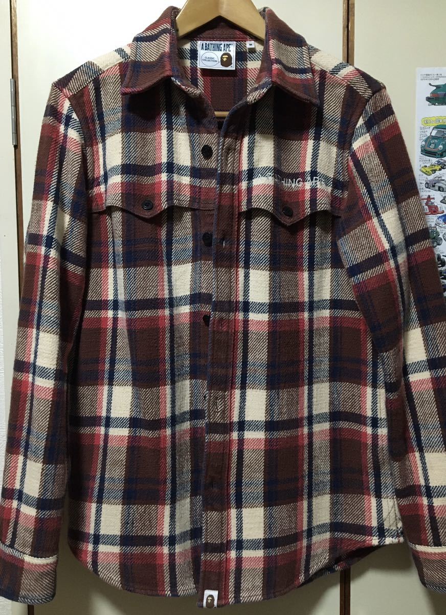 2020 A BATHING APE エイプ BAPE ベイプ CHECK FLANNEL SHIRT M 2020 A BATHING APE エイプ BAPE ベイプ CHECK FLANNEL SHIRT M