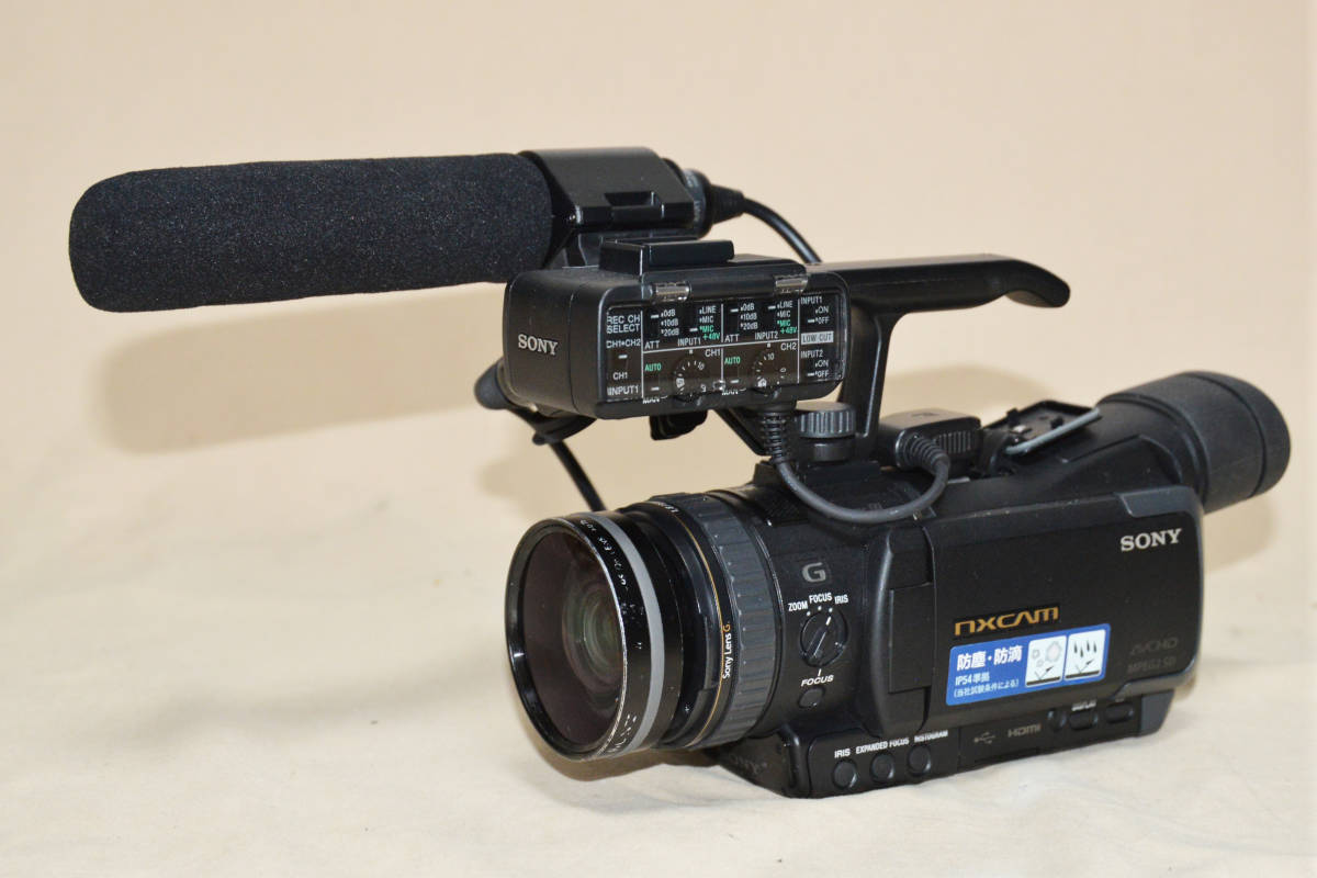 SONY業務用小型・軽量ハイビションビデオカメラ カメラ、光学機器 HXR