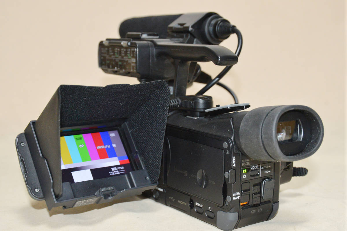 SONY業務用小型・軽量ハイビションビデオカメラ カメラ、光学機器 HXR
