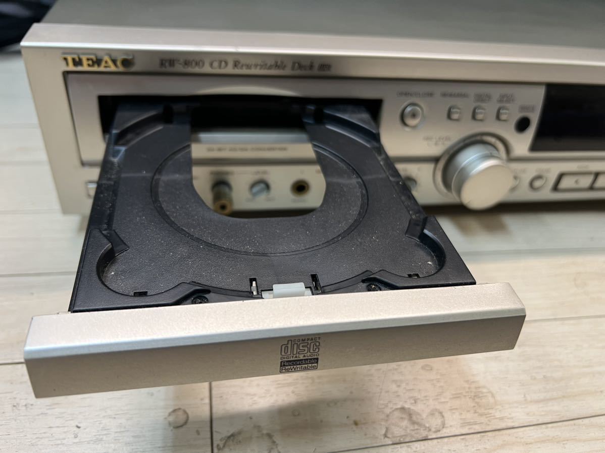 ☆TEAC ティアック☆RW-800 CDレコーダー☆CD Rewritable Desk☆ RW
