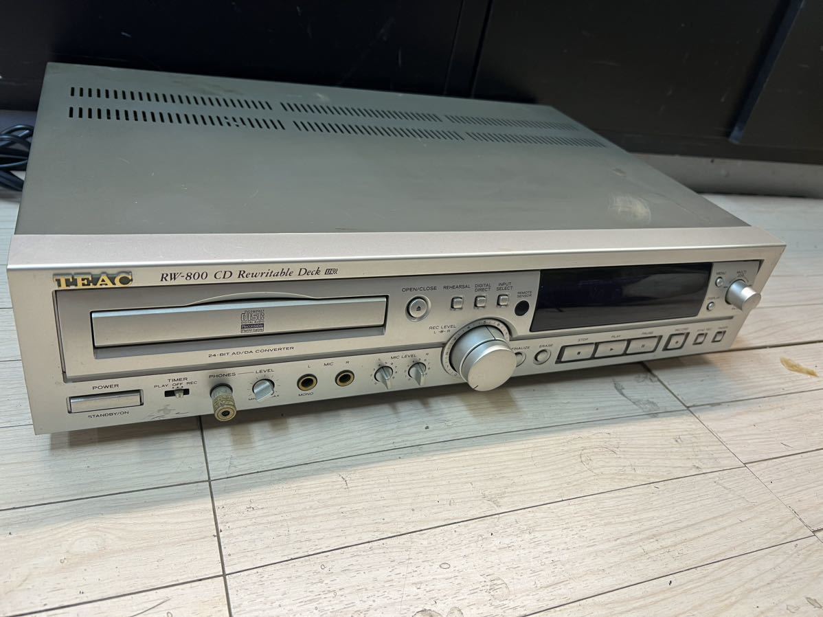 ☆TEAC ティアック☆RW-800 CDレコーダー☆CD Rewritable Desk☆ RW