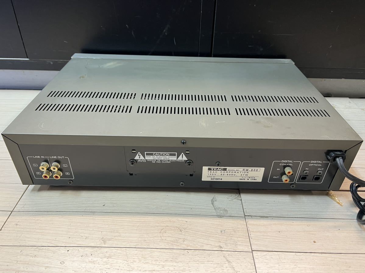 ☆TEAC ティアック☆RW-800 CDレコーダー☆CD Rewritable Desk☆ RW