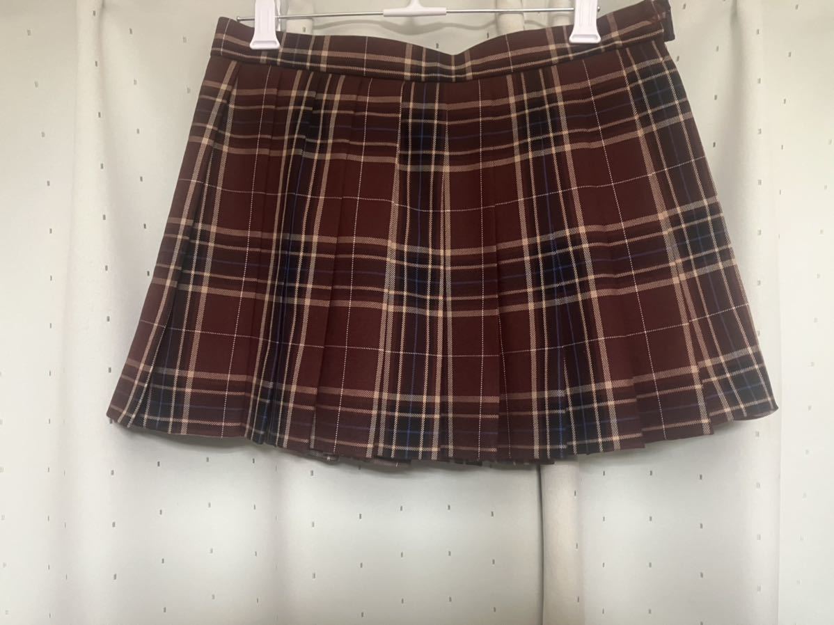 スクールスカート　ミニ丈32cm コスプレ　プリーツスカート 