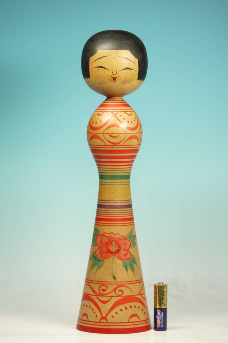 Tsugaru | 津軽こけし本人型 kokeshi Honnin gata 阿保正文工人 - 津軽