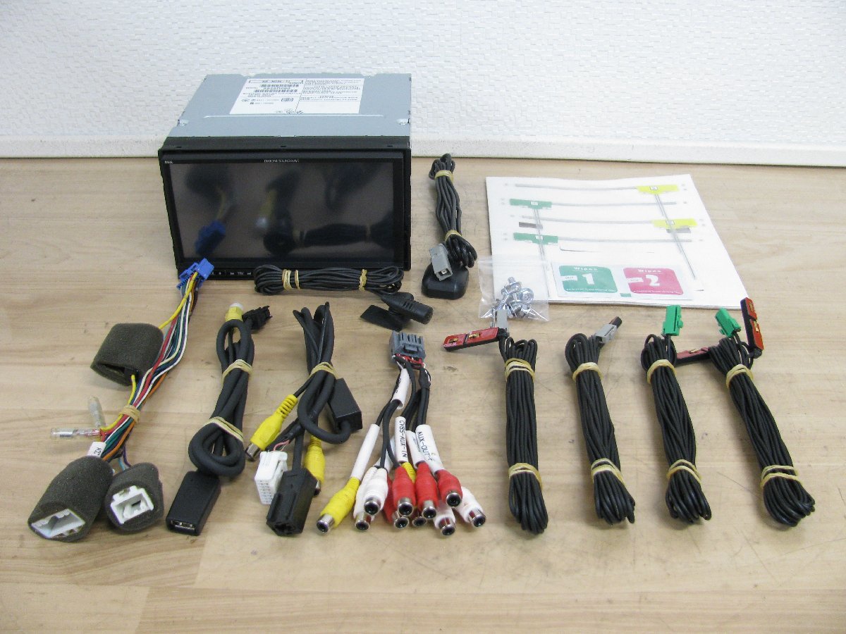 [104455-B]スバル純正（三菱電機） ダイヤトーン サウンドナビ NR-MZ90 4ch地デジ/Bluetooth内蔵 地図2014年 新品フィルム付 動作良好