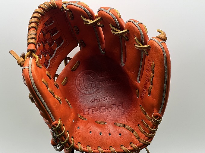 己極シリーズ2025モデルHi-GOLD硬式用グローブ 内野手用 Bゴールド