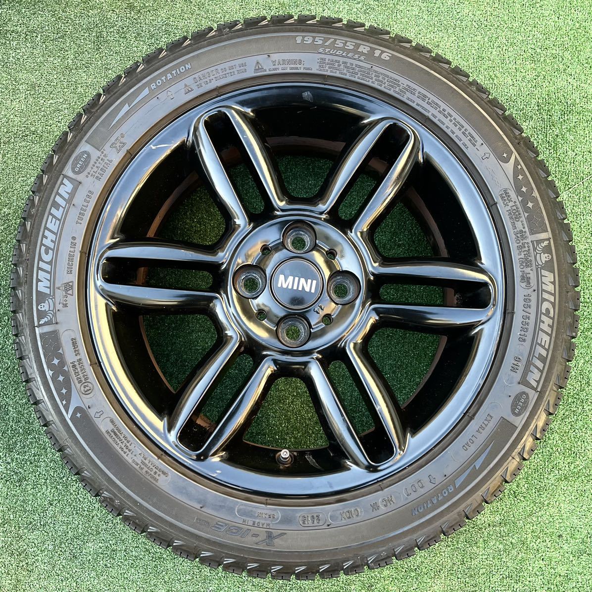 BMW MINI 純正 16インチ アルミホイール☆MICHELIN 195/55R16 4本 