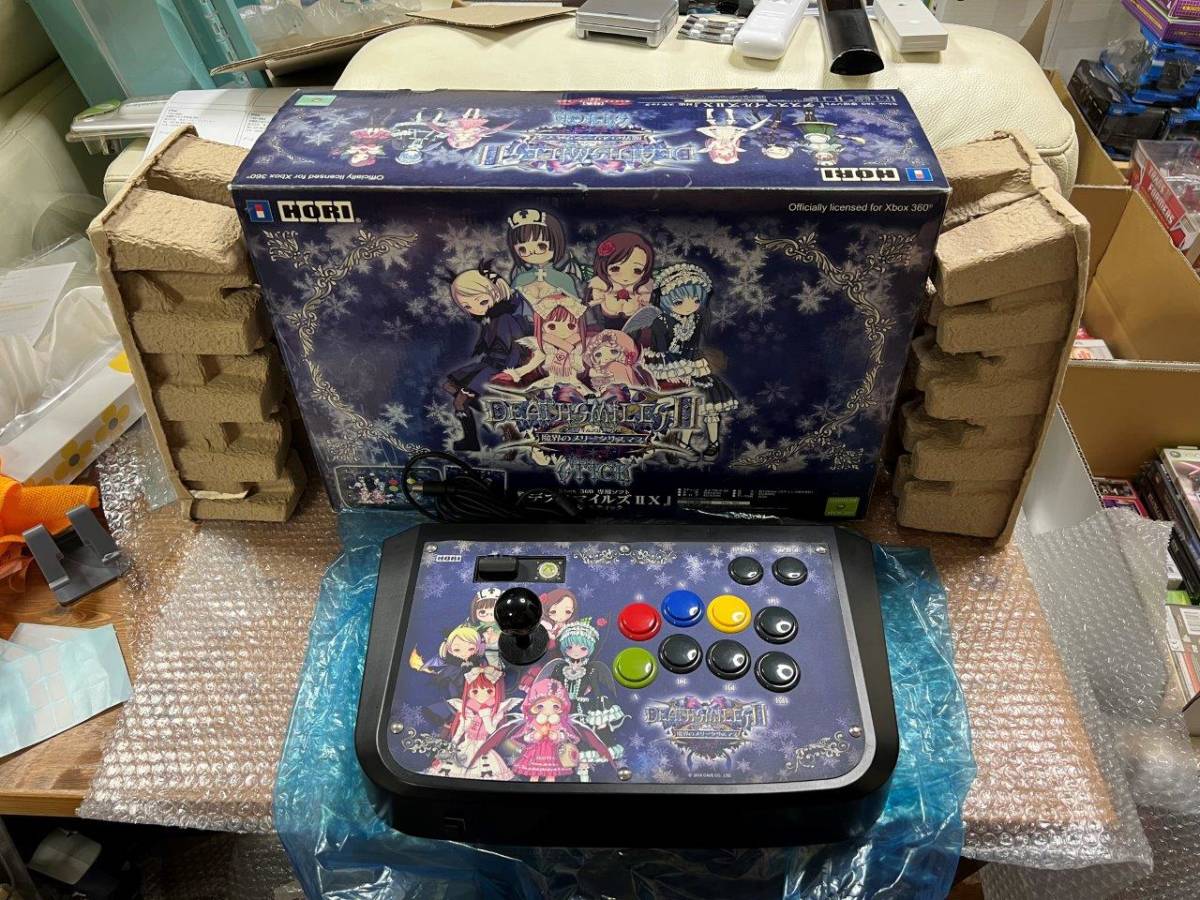 珍 XBOX360 アーケードスティック デススマイルズ II 限定版 / Arcade Stick Death Smiles II 動作確認済 送料無料! 