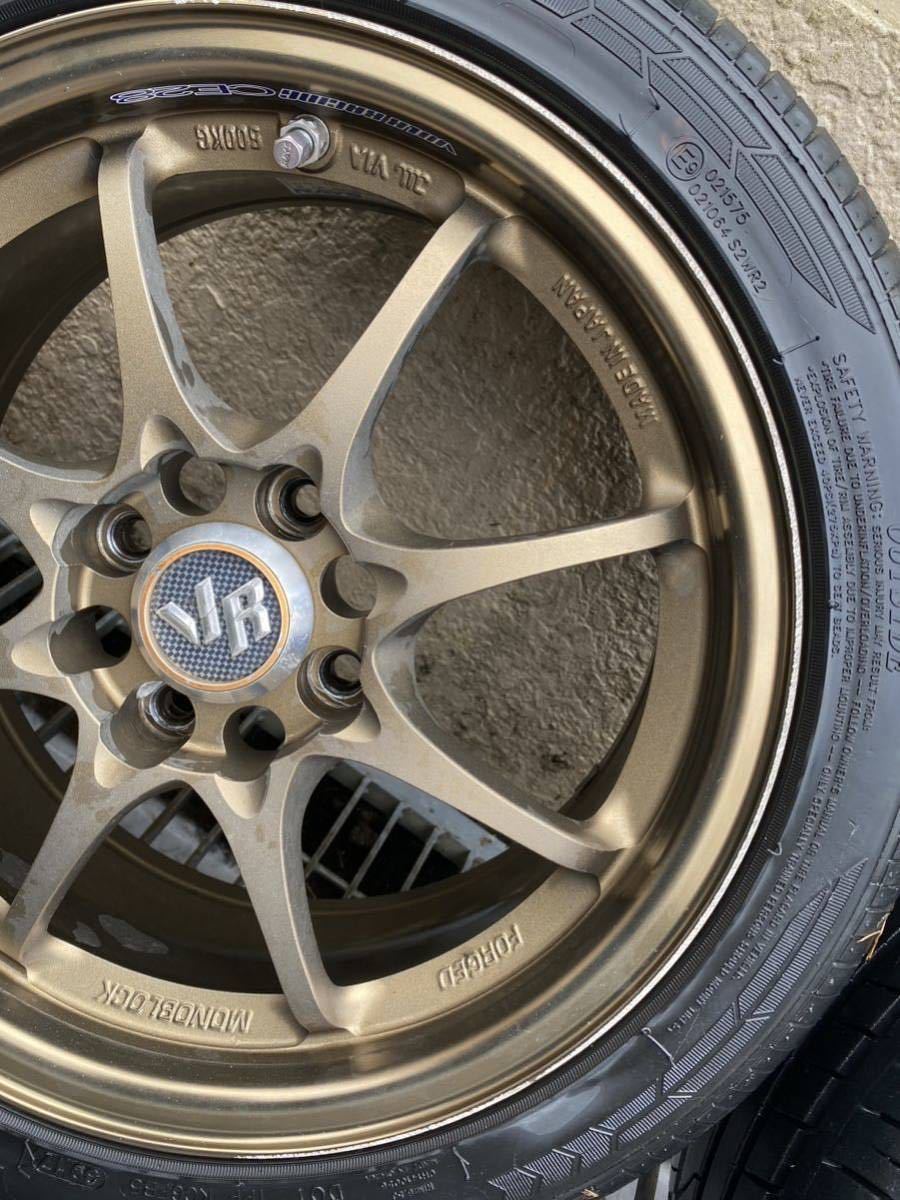 鍛造軽量ホイール レイズ ボルクレーシング CE28N 15インチ 4H-100 6.5 