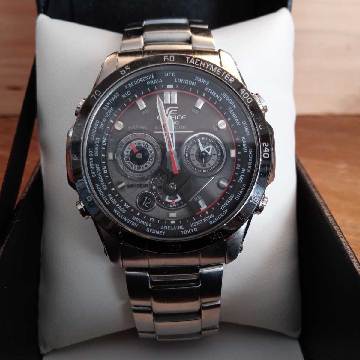 電波ソーラー】EDIFICE「EQW-M1000D」CASIO マルチバンド6 タフ
