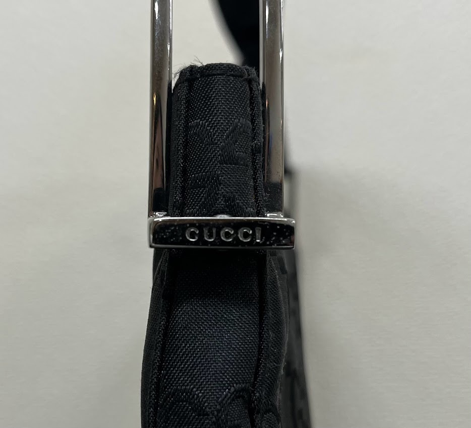 GUCCI グッチ ハンドバッグ ワンショルダー GG柄 キャンバス ブラック
