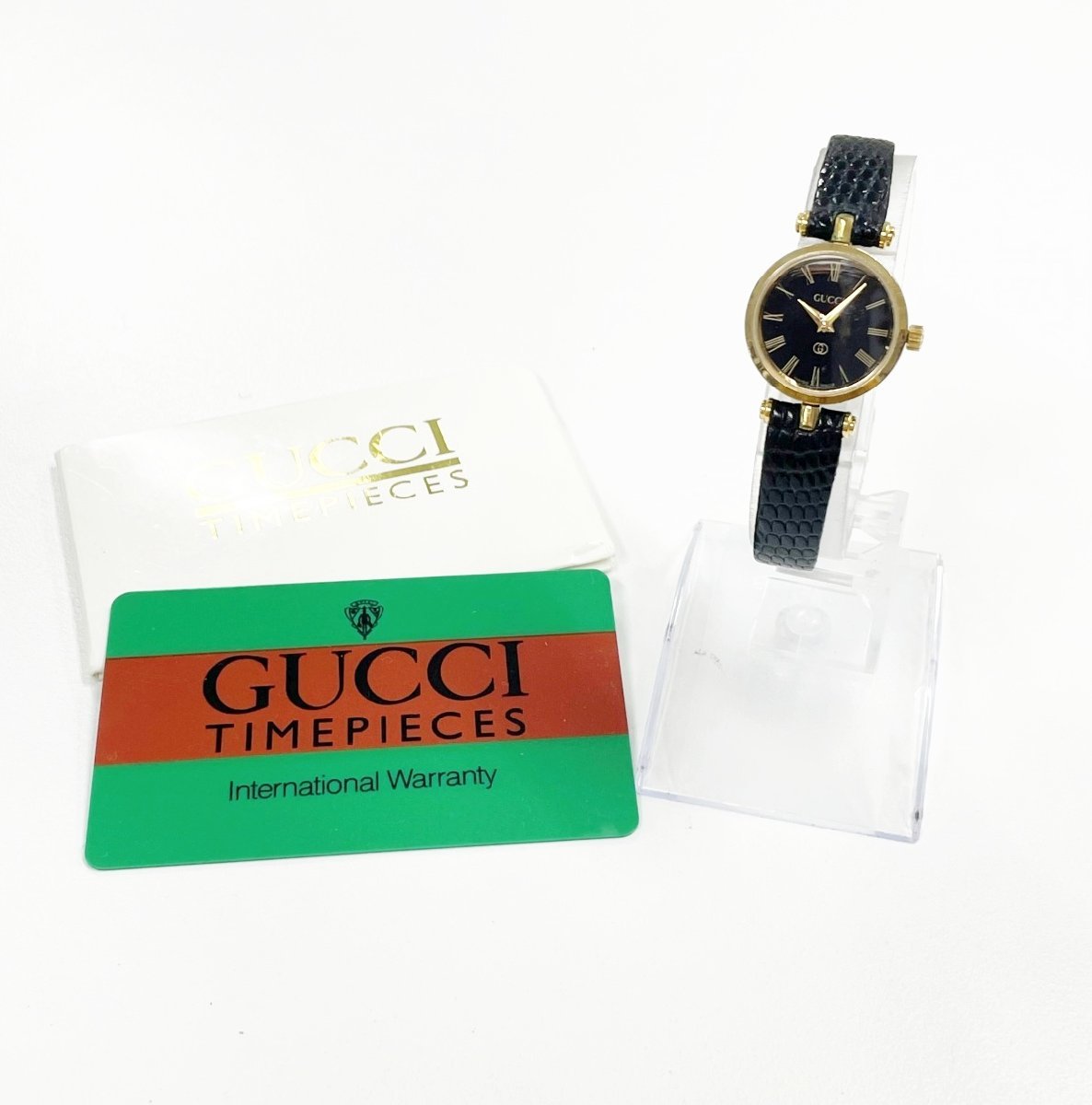 【1円スタート】【良品】 GUCCI グッチ GP×革ベルト シェリー ローマ クオーツ レディース 140901 腕時計