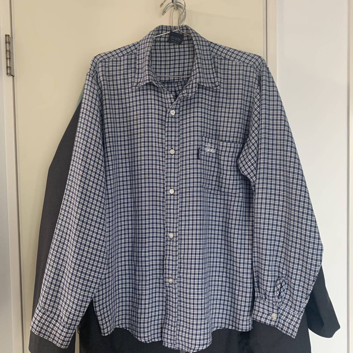 人気SALE，HOT old stussy チェックシャツ M(長袖シャツ)｜売買されたオークション情報、yahooの商品情報をアーカイブ公開 - オークファン 男性用