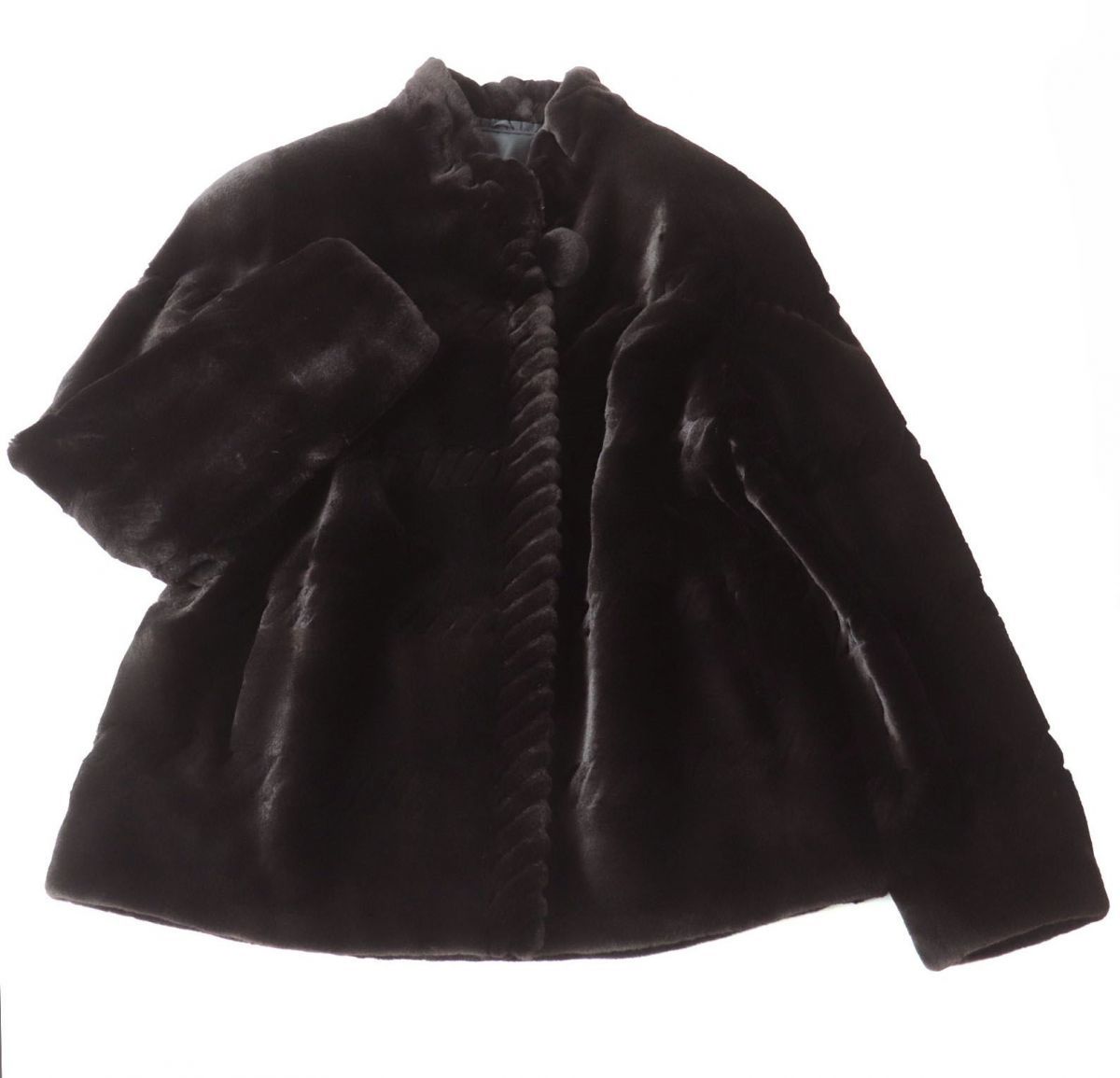 ☆定価100万円 最高級！ SAGA MINK サガミンク ミンク毛皮コート 